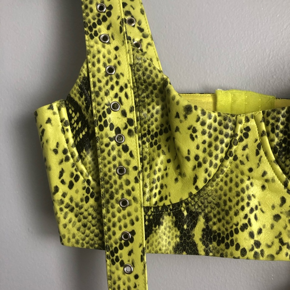 Snakeskin Printed Bralette - Picture 5 of 5